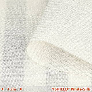 Tieniaca tkanina WHITE-SILK šírka 150 cm